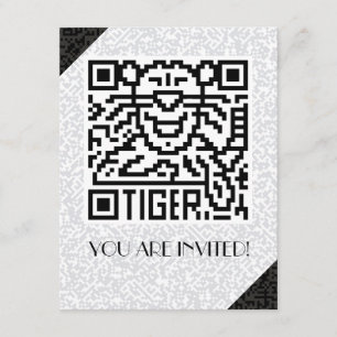 QR Code the Tiger Invitation