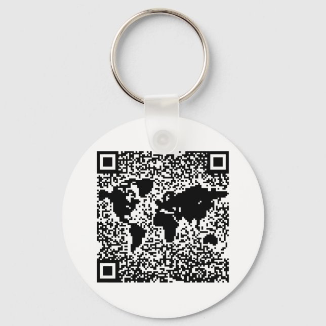 QR Code - The World Keychain (Front)