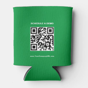 QR Code Tradeshow Swag With Logo Can Cooler