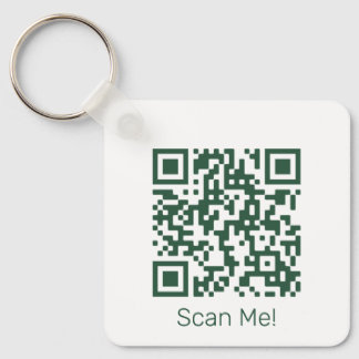 QR Code - Upload Your Own QR Code Keychain