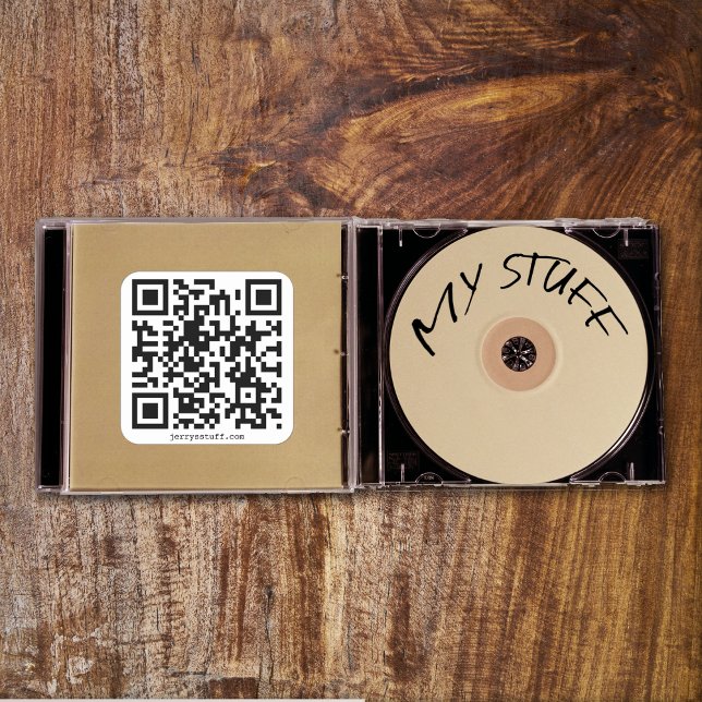 QR CODE URL TEMPLATE SQUARE STICKER (Creator Uploaded)