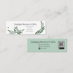 QR Code Website Garden Nursery Merchandise Tags