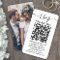 QR Code Wedding Website RSVP Photo Enclosure Card