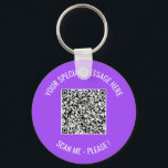 QR Code Your Message Keychain Gift - Choose Colour<br><div class="desc">Choose Colours and Font - Your Special QR Code Info and Custom Text Personalized Modern Keychains / Gift - Add Your QR Code - Image or Logo - photo / Text - Name or other info / message - Resize and Move or Remove / Add Elements - Image / Text...</div>