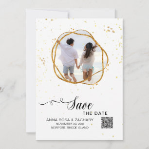 *~* QR Glitter - Wedding Website AR6 Save The Date