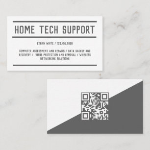 QR Home IT Support Business Card