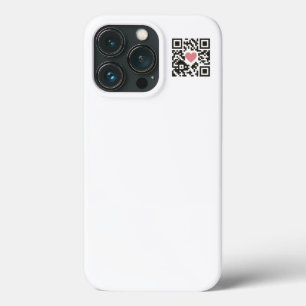 QR Love Code iPhone 13 Pro Case