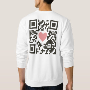 QR Love Code Sweatshirt