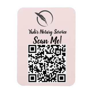 QR Magnet Car Tag 