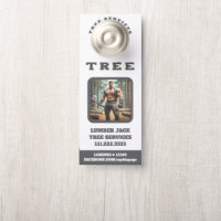 *~* QR Muscular Lumber Jack Tree Services Door