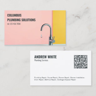 QR Plumber Business Card