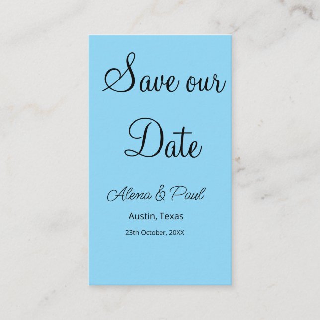 QR Save Our Date add photoname date black white  Enclosure Card (Front)