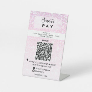 *~* QR Table supérieure PAIEMENT DE Tentes Signe d