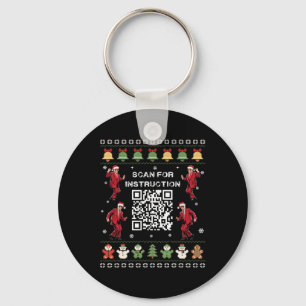 Qr Trump Dance Code President Scan For Instruction Keychain
