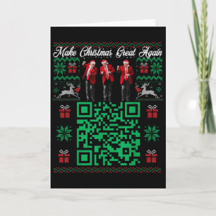 Qr Trump Dance Code Santa Trump Make Christmas Gre Card
