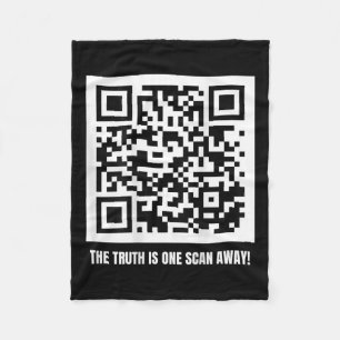 Qr Trump Dancing Code Merch Uni-adult , Black, Fleece Blanket