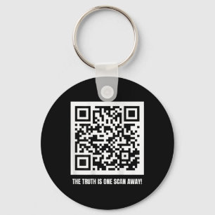 Qr Trump Dancing Code Merch Uni-adult , Black, Keychain