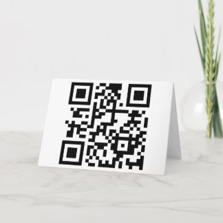 qrGeekinLove Holiday Card