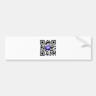 QRinator.com Custom QR coded accessories Bumper Sticker