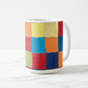 "Qu 1" colour chart (1930) painting by Paul Klee Coffee Mug