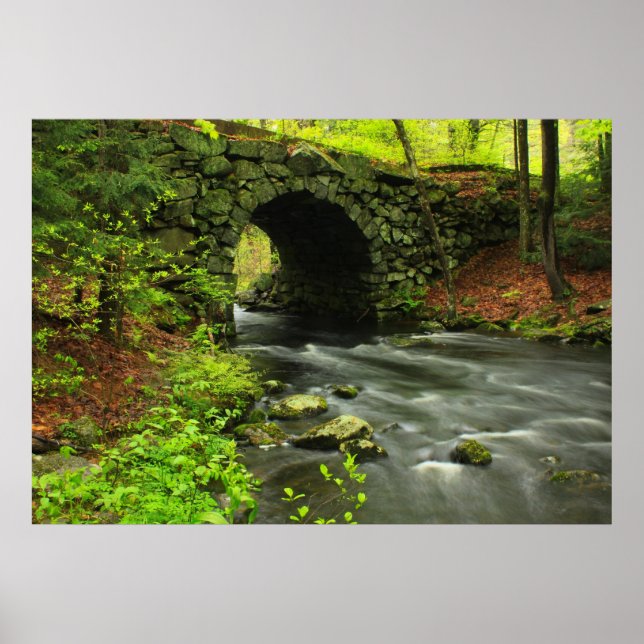 Quabbin Keystone Bridge Poster (Front)