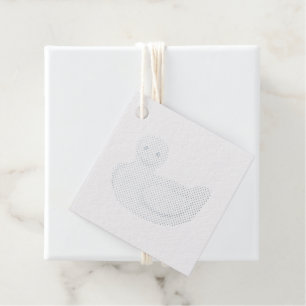 Quack and Splash Duck 3rd Birthday Invitation Favour Tags