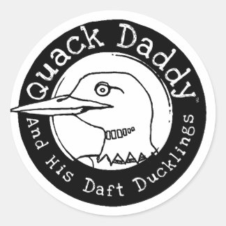Quack Daddy Loon Logo Stickers