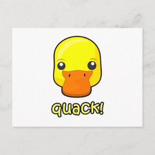 Quack! Duck Postcard
