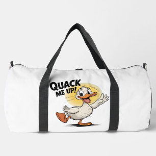 Quack Me Up Funny Duck Design Duffle Bag