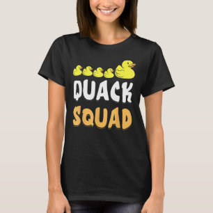 Quack Squad Rubber Duck Family Rubber Duckling Cut T-Shirt