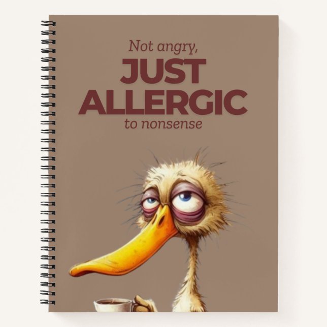 Quack-tastic Duck Spiral Notebook (Front)