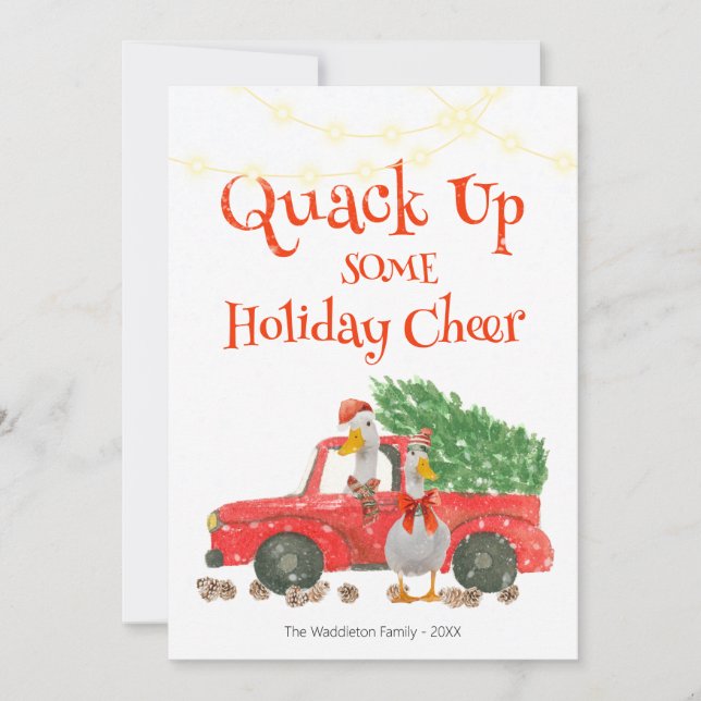 Quack Up Some Holiday Cheer Duck (Front)