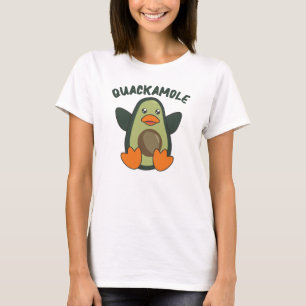 Quackamole Sweet Avocado Duck Pun Avocados T-Shirt