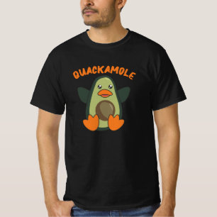 Quackamole Sweet Avocado Duck Pun Avocados T-Shirt