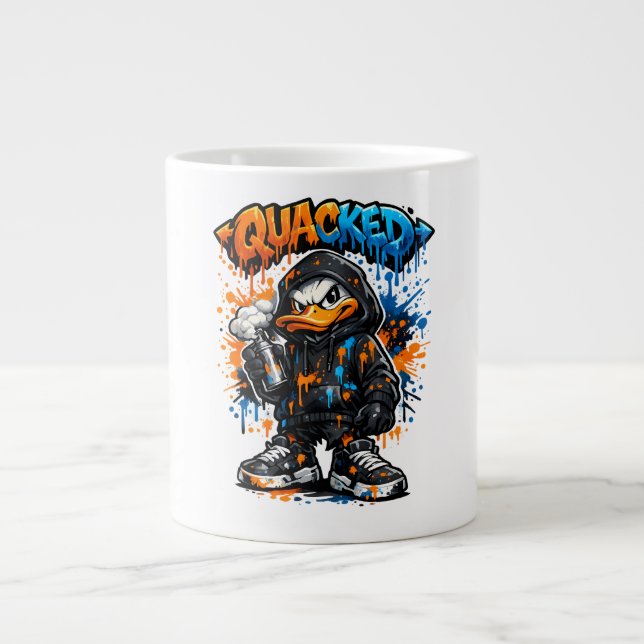 Quacked Graffiti Streetwear Mug (Front)