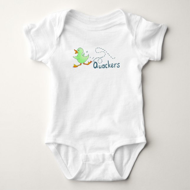 Quackers de canard vert haut (Devant)