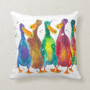 Quackers Throw Pillow