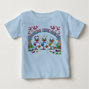 "Quacking Kindergarten – Cute Duck Back-to-School  Baby T-Shirt