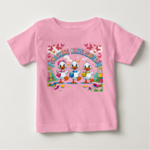 "Quacking Kindergarten – Cute Duck Back-to-School  Baby T-Shirt