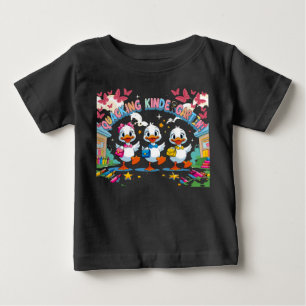 "Quacking Kindergarten – Cute Duck Back-to-School Baby T-Shirt