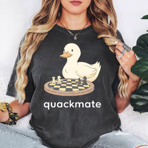 Quackmate Duck Chess Funny Pun T-Shirt
