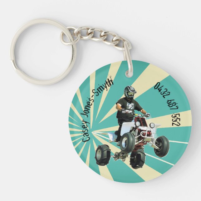 Quad Bike / ATV Keychain (Front)