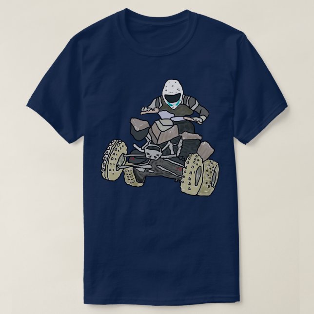 Quad Biking T-Shirt (Design Front)