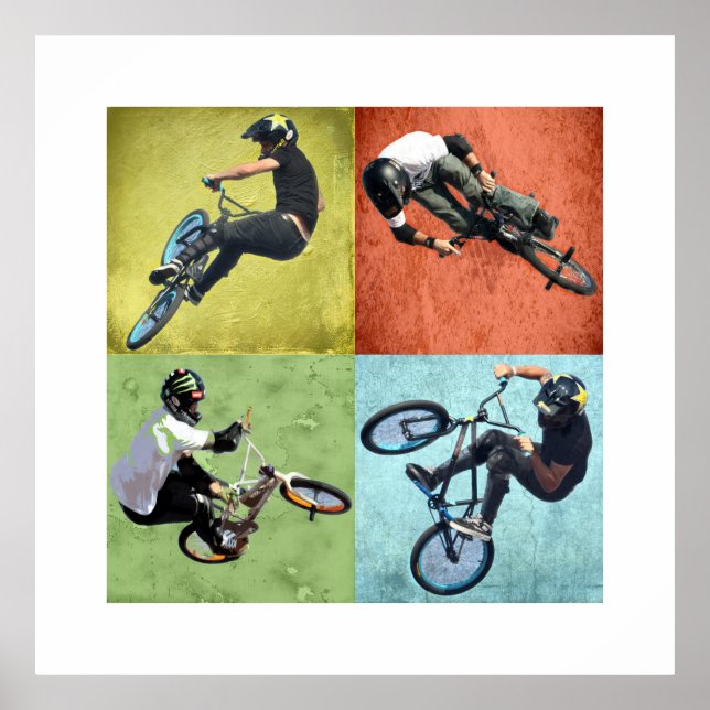 Quad BMX, Copyright Karen J Williams Poster (Front)