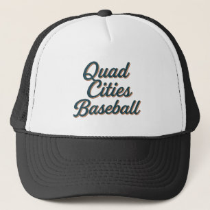 Quad Cities Baseball – Vintage Script Sports Trucker Hat