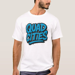 Quad Cities Graffiti Style – Urban Streetwear Iowa T-Shirt