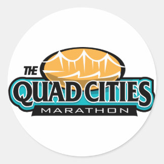 Quad Cities Marathon Classic Round Sticker