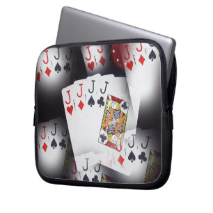 Quad Jacks Pattern, Laptop Sleeve