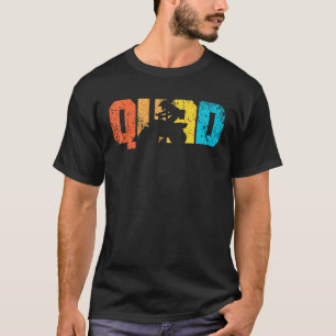Quad Retro Quad Riding Four Wheeler Atv For Boys M T-Shirt