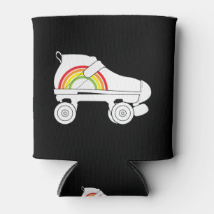 quad skate rainbow can cooler